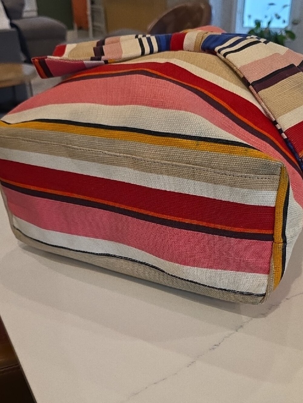 kate spade Colorful Multi-Stripe Bow Tote - Picture 4 of 7